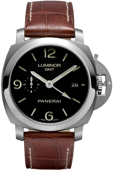 panerai luminor 1950 gmt automatic acciaio watch - pam00320|panerai luminor 1950 gmt.